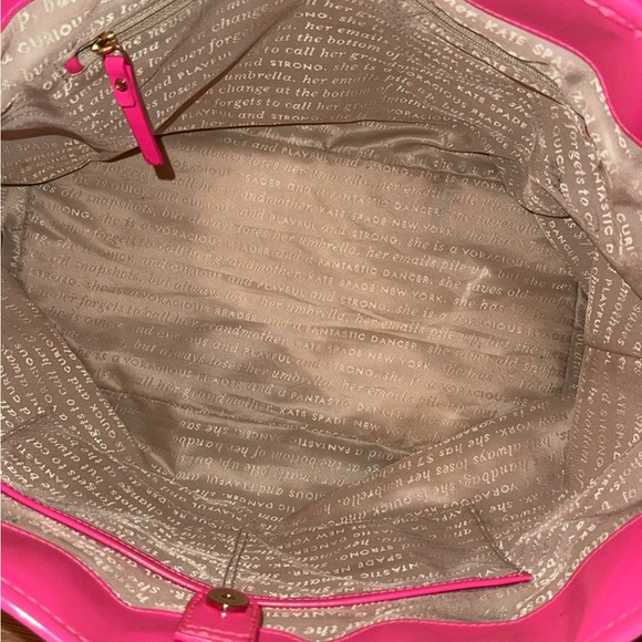 Kate Spade Neon Pink Tote - Picture 7 of 10